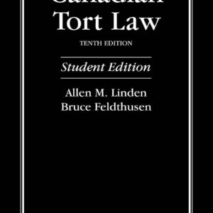 Canadian Law Book Student Eidition