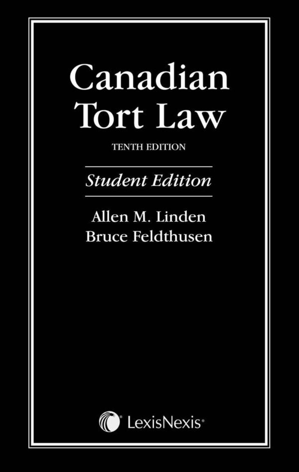 Canadian Law Book Student Eidition