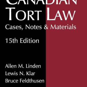 Canadian Torts Law Cases Notes