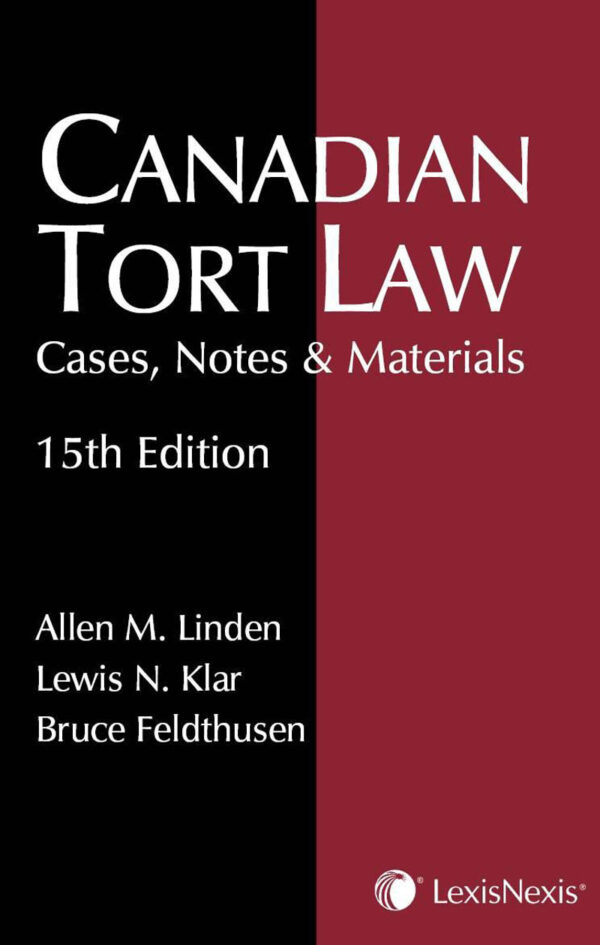 Canadian Torts Law Cases Notes